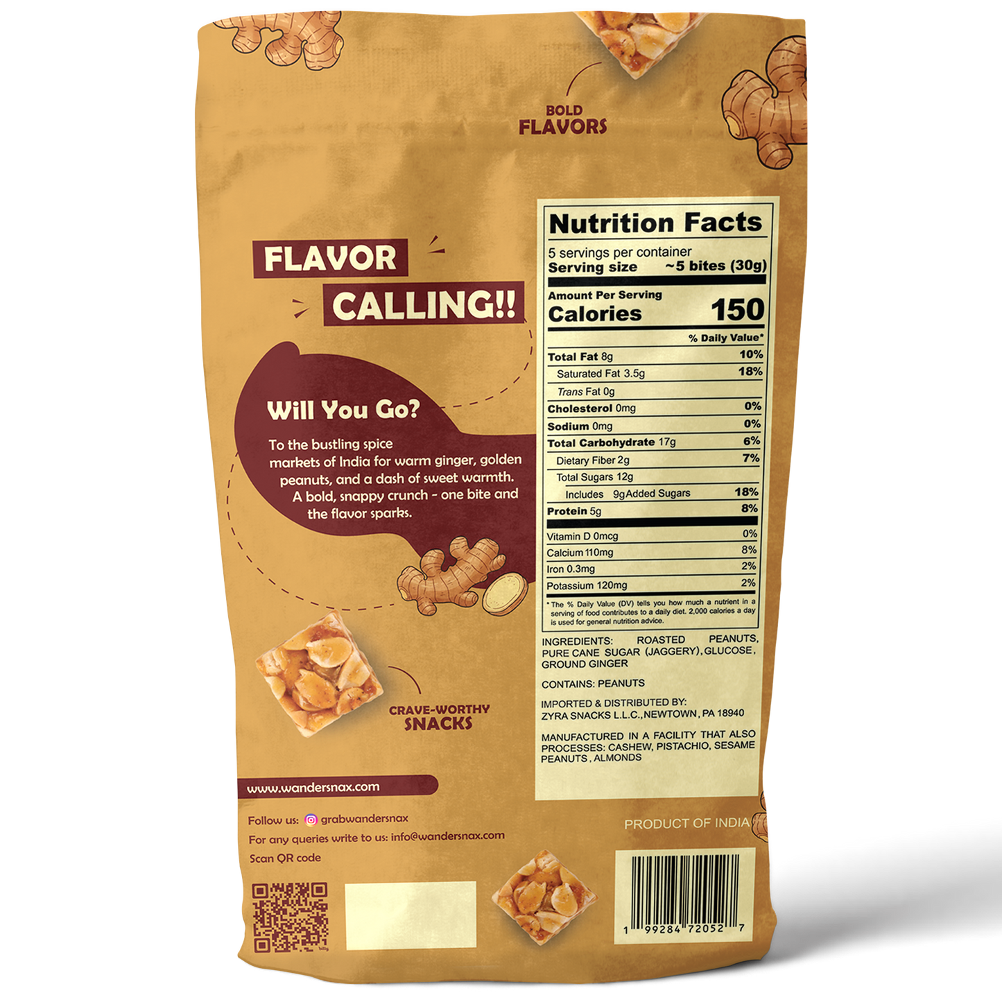 Peanut Bites - Ginger